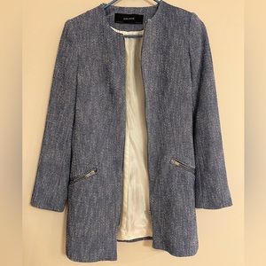 Zara textured coat/blazer.  Like new. Size small.